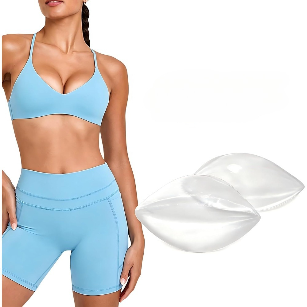 Adhesive Silicone Bra Inserts  - Push Up Bra Padded review and price