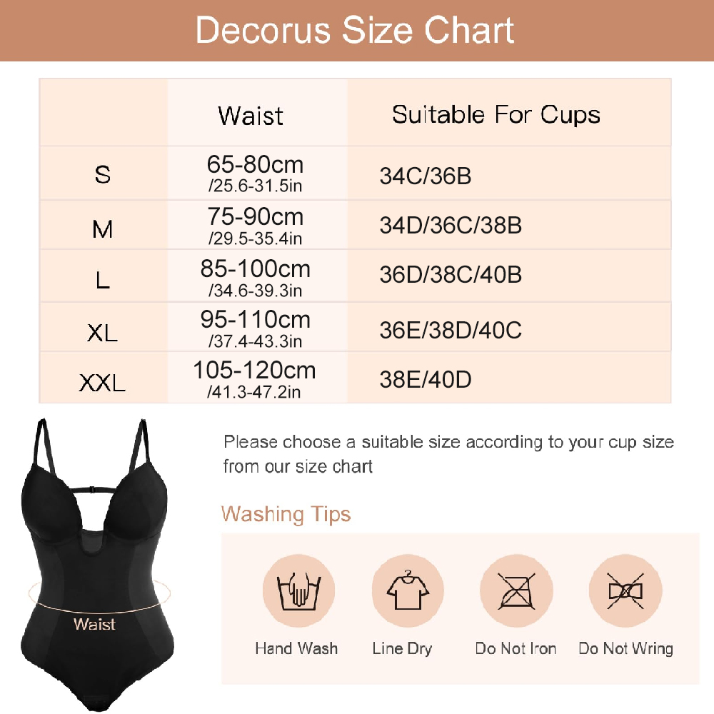 Women Deep V Backless Shapewea - Shapewear Bodysuit Firm review and price