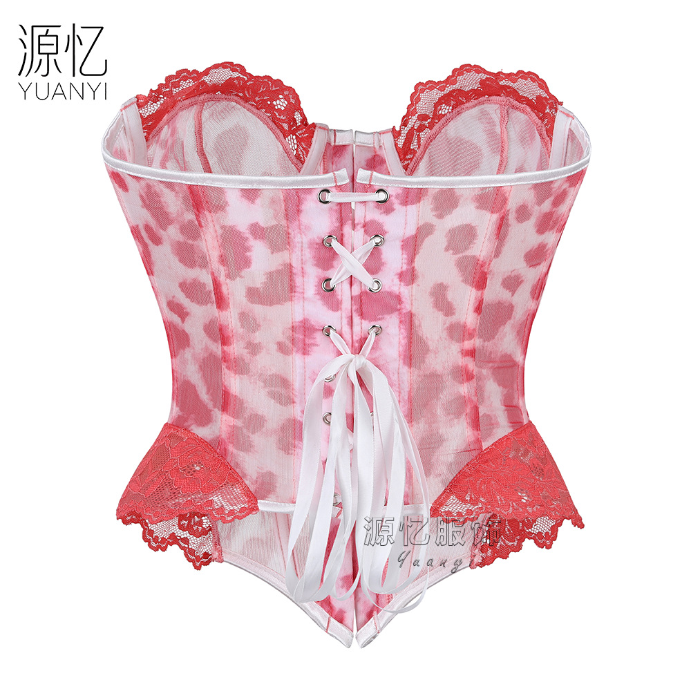 Front-closure Pink Leopard Pri - Corset Waist Cinch review and price
