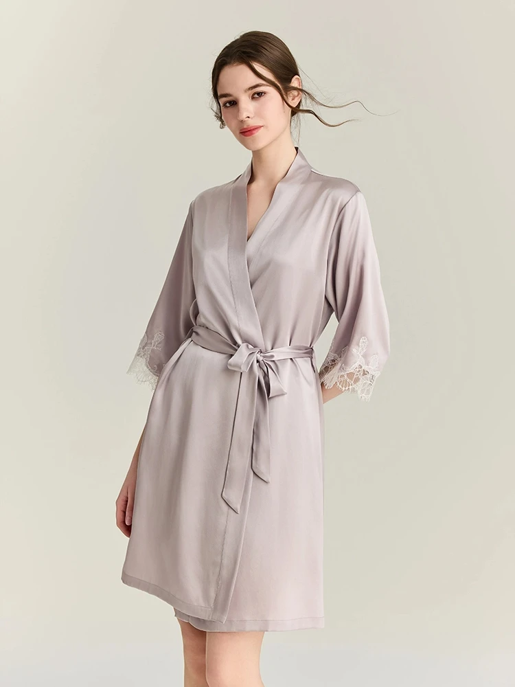 22MM 100% Mulberry Silk Robe G - Robe Silk Women review and price