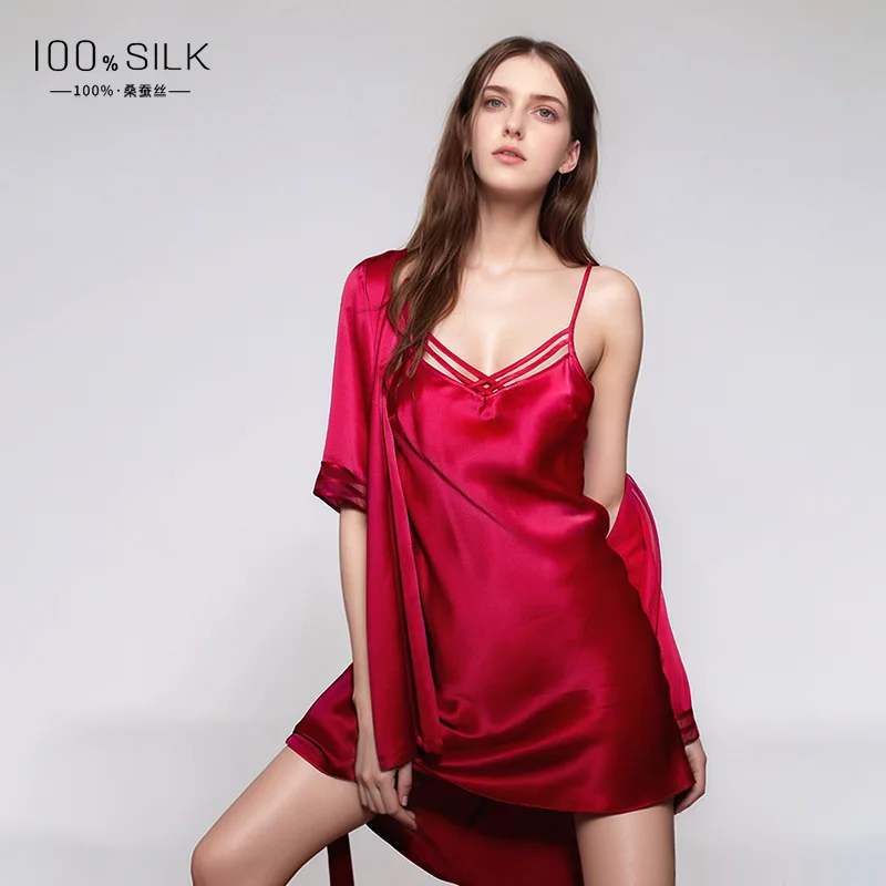 19MM 100% Mulberry Silk Robe G - Robe Silk Women review and price